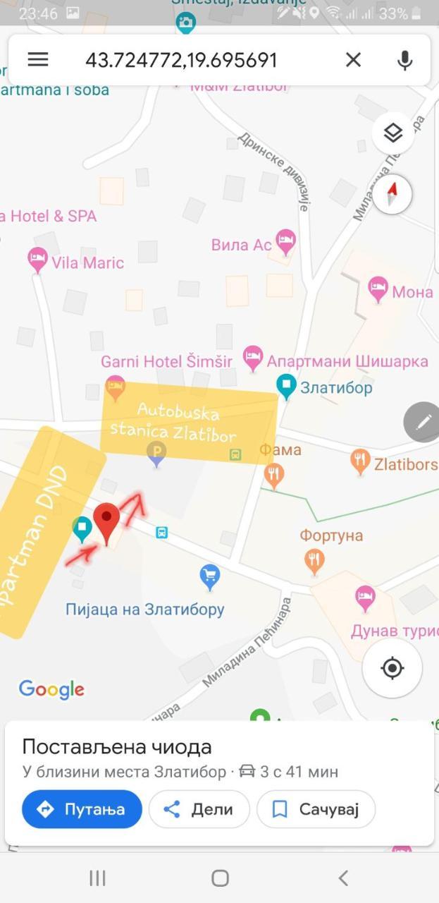Apartman Dnd Zlatibor Sa Garazom Exteriör bild